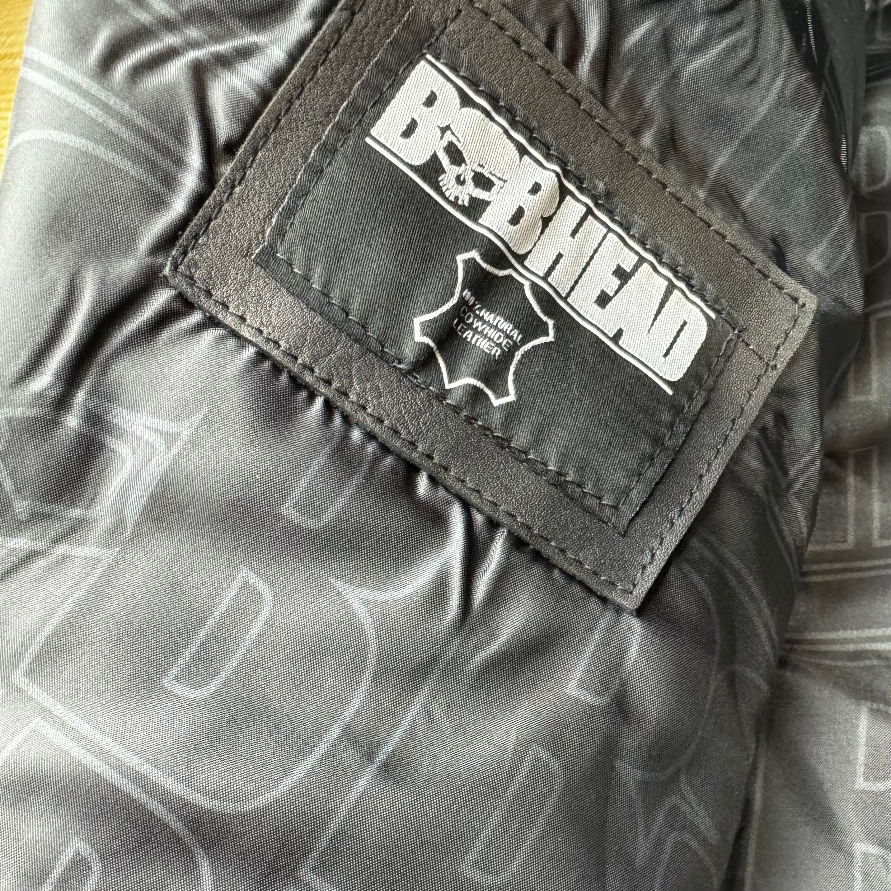 Motorcycle Cut Alpha Hex Leather & Denim - Image 13