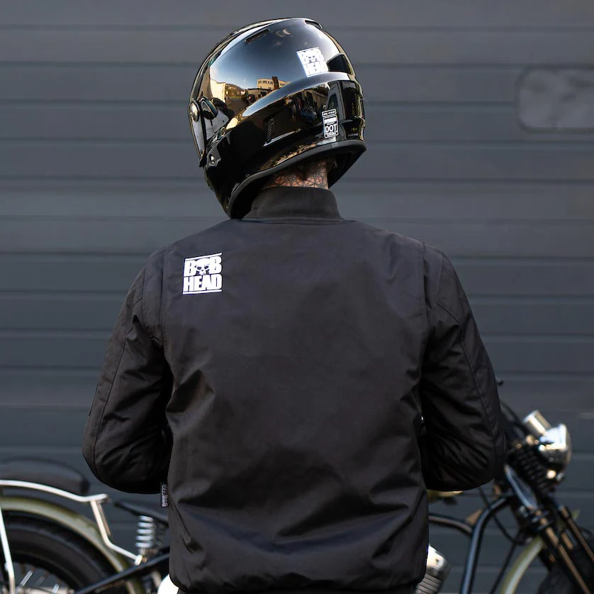 Motorcycle Jacket Protective Textile Rascal Bomber Black | Armored AAA - Image 3