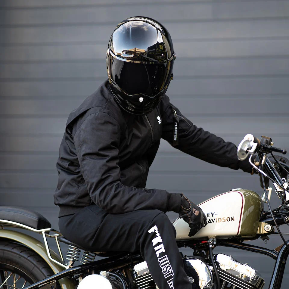 Motorcycle Jacket Protective Textile Rascal Bomber Black | Armored AAA - Image 5